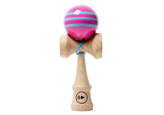 Kendama 3304 Play Pro II - Triple Stripes - Pink Lagoon