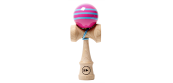 Kendama 3304 Play Pro II - Triple Stripes - Pink Lagoon