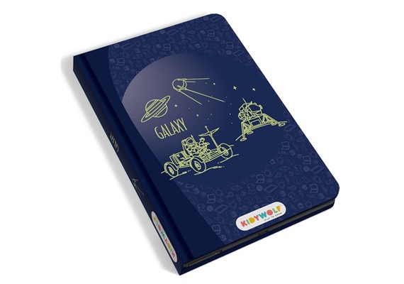 Kidywolf Leuchtende Designtafel mini Weltraum