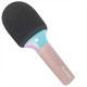 Kidywolf Mikrofon Bluetooth mit Licht rosa