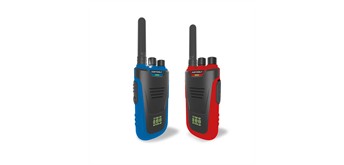Kidywolf Walkie-Talkies mit Taschenlampe blau/rot