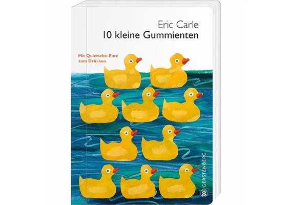 Kinderbuch 10 kleine Gummienten mit Quietsche-Entchen zum Drücken