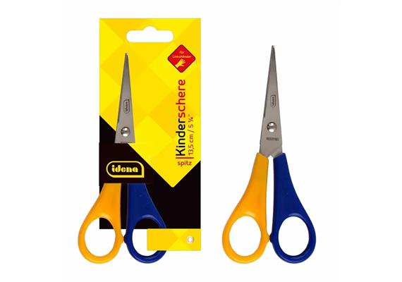 Kinderschere für Linkshänder spitz 5 1/4"