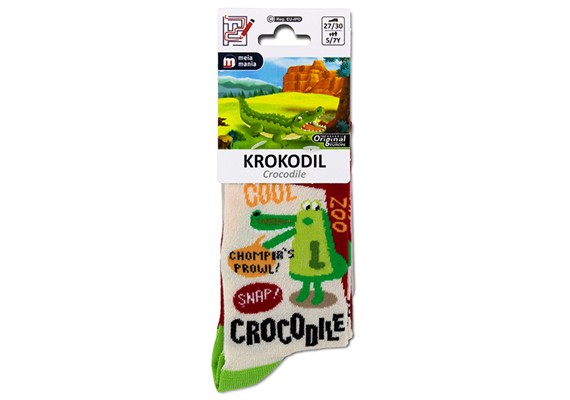 Kindersocken Krokodil Grösse 31 - 34
