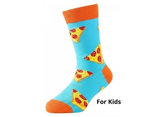 Kindersocken KS2607-023 Grösse 33 - 38 Pizza