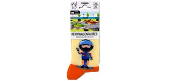 Kindersocken Rennwagenfahrer Grösse 23 - 26