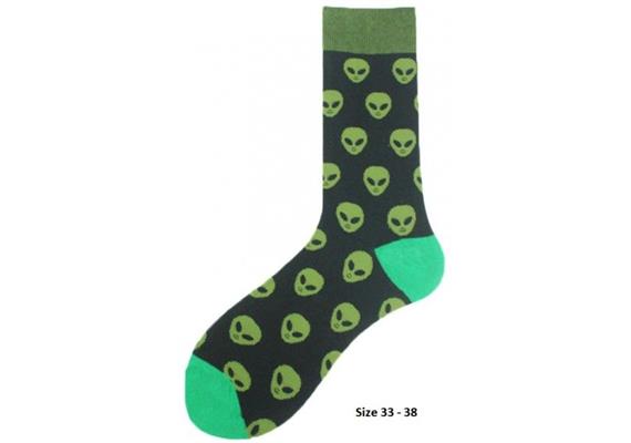 Kindersocken SOK11 Grösse 33 - 38 cm - Aliens