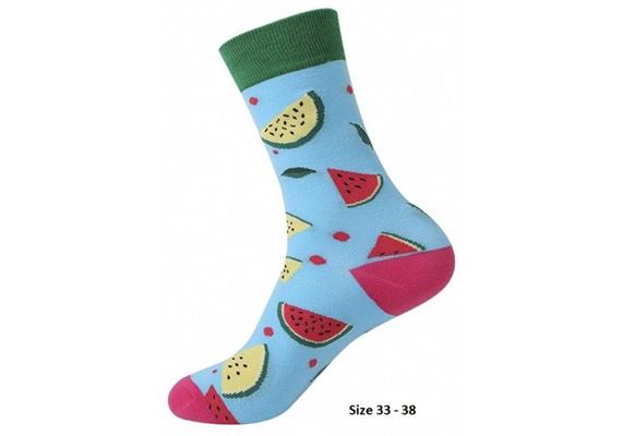 Kindersocken SOK15 Grösse 33 - 38 cm - Wassermelonen