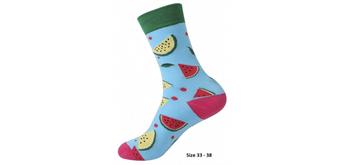 Kindersocken SOK15 Grösse 33 - 38 cm - Wassermelonen