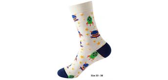 Kindersocken SOK19 Grösse 33 - 38 cm - Raumschiff