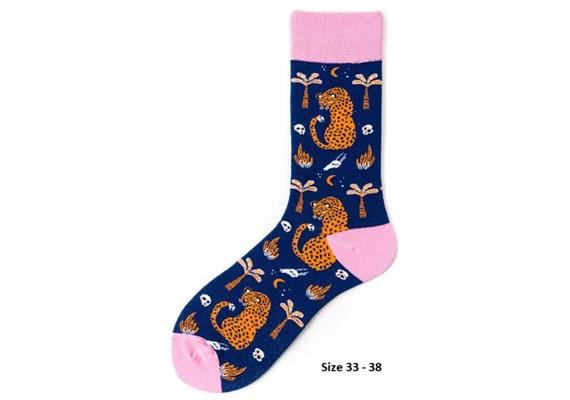 Kindersocken SOK2 Grösse 33 - 38 cm - Leopard