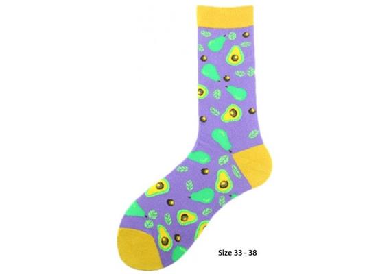 Kindersocken SOK9 Grösse 33 - 38 cm - Avocados