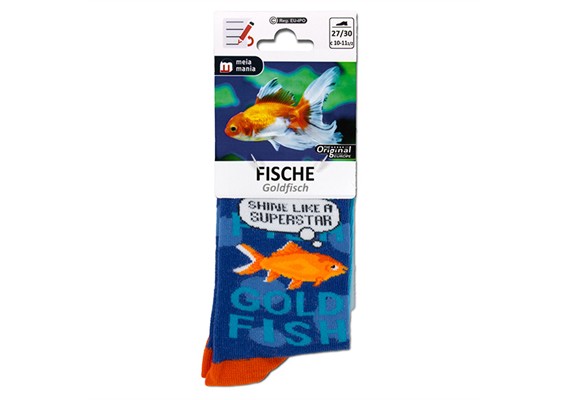 Kindersocken Superstar Goldfisch Grösse 31 - 34