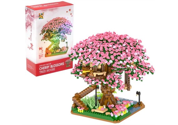 Klemmbausteine Kirschblüten Baumhaus - 2008 Teile