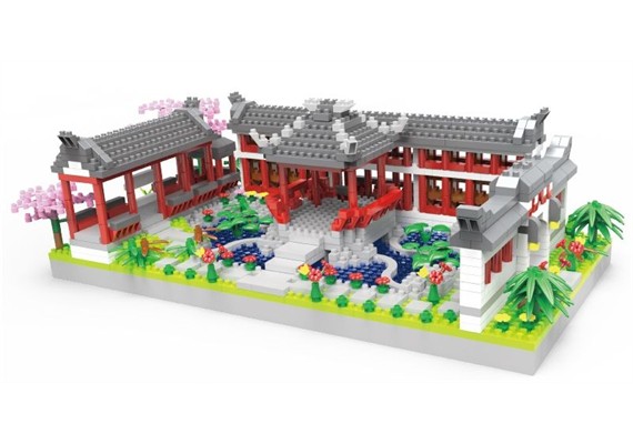 Klemmbausteine Mini Chinesische Architektur 1628 Teile