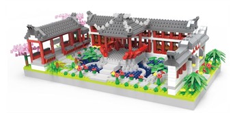 Klemmbausteine Mini Chinesische Architektur 1628 Teile