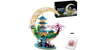 Klemmbausteine Mini Mond Palast 4288 Teile mit LED