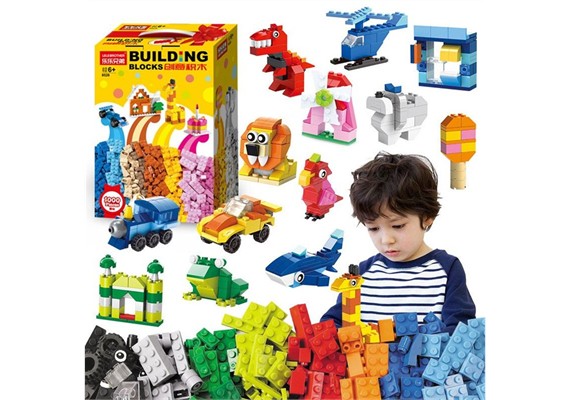 Klemmbausteine Set mit 1000 Teilen