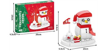 Klemmbausteine Set Schneemann