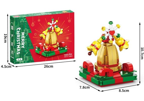 Klemmbausteine Set Weihnachtsglocke