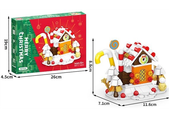 Klemmbausteine Set Weihnachtshaus