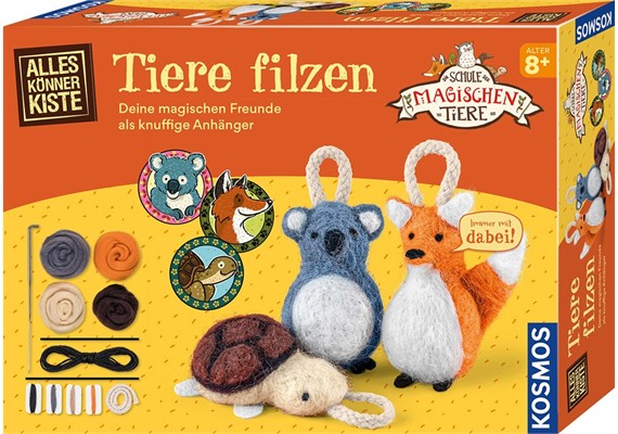 Kosmos 60468 AllesKönnerKiste Die Schule der magischen Tiere filzen