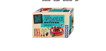 Kosmos 68347 Alleskönnerkiste Armbänder knüpfen