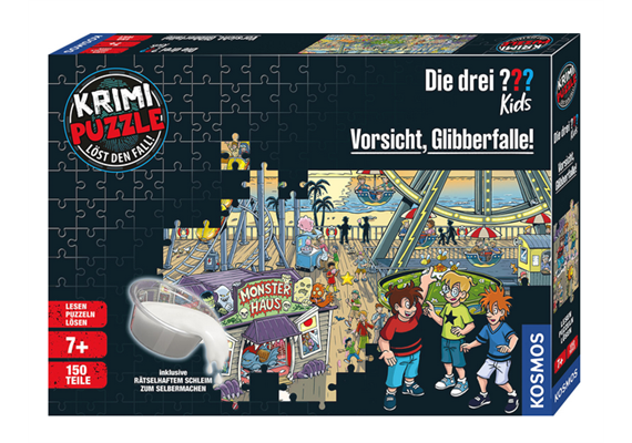 Kosmos 68347 Krimi-Puzzle: Die drei ??? Kids - Vorsicht, Glibberfalle!