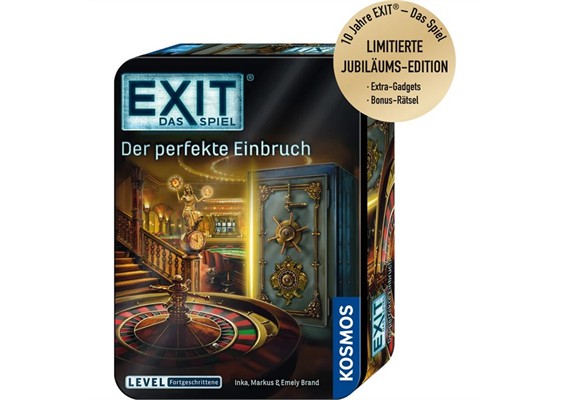Kosmos 68610 EXIT Gesellschaftsspiel Der perfekte Einbruch Jubiläums-Edition