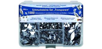 Kreul Schmucksteine Set Transparent 1000 Stück