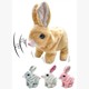 Laufender Hase 15 cm mit Bewegung und Sound – 1 Stück assortiert