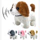 Laufender Hund 15 cm mit Bewegung und Sound – 1 Stück assortiert