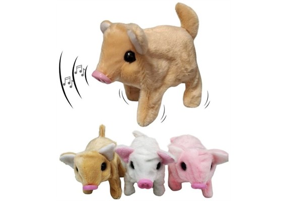 Laufendes Schweinchen 15 cm mit Bewegung und Sound – 1 Stück assortiert