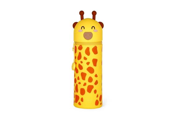 Legami - 2-in-1-Federmäppchen aus Silikon - Kawaii - Giraffe