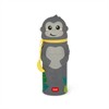 Legami - 2-in-1-Federmäppchen aus Silikon - Kawaii - Gorilla „Wild but Kind“