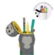 Legami - 2-in-1-Federmäppchen aus Silikon - Kawaii - Gorilla „Wild but Kind“ | Bild 3