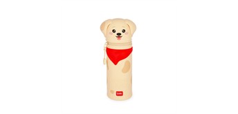 Legami 2-in-1-Federmäppchen aus weichem Silikon - Kawaii - Golden