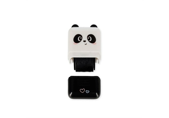 Legami Deko-Rollstempel – Panda – Schwarz