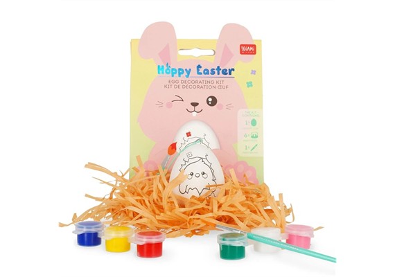 Legami - Dekorationsset für Ostereier - Hoppy Easter