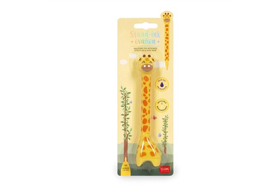 Legami - Kugelschreiber Giraffe mit Standfuss Stand-Ink Ovation