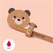 Legami - Löschbarer Gelstift "Teddy Bear" Rot | Bild 2