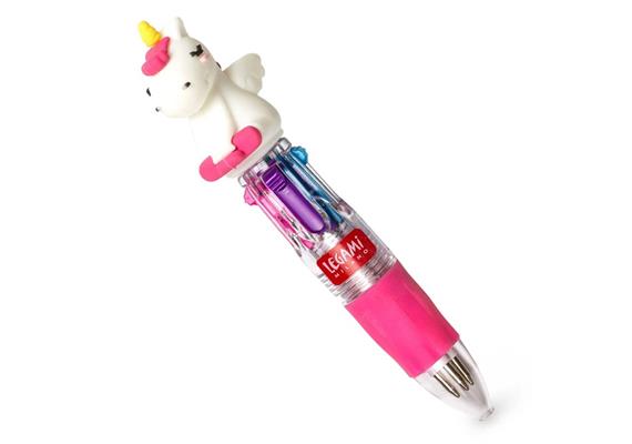 Legami - Mini-Kugelschreiber mit 4 Farben Mini Magic Einhorn