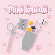 Legami Münztasche mit Schlüsselanhänger Kitty - Mini Kawaii | Bild 2