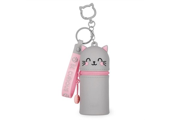 Legami Münztasche mit Schlüsselanhänger Kitty - Mini Kawaii