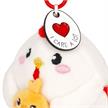 Legami - Plüsch-Schlüsselanhänger - Super Soft! - Tiny - Hen | Bild 3