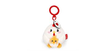 Legami - Plüsch-Schlüsselanhänger - Super Soft! - Tiny - Hen