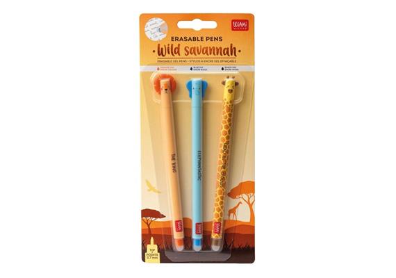 Legami - Set mit 3 Löschbaren Gelstifen