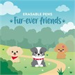 Legami Set mit 3 radierbaren Gelstiften – Fur-ever Friends | Bild 2