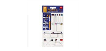 Legami Set mit 3 Stickerbögen – Space