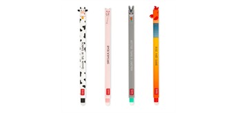 Legami - Set mit 4 löschbaren Gelstiften „Farm Sweet Farm“ - Erasable Pen Set